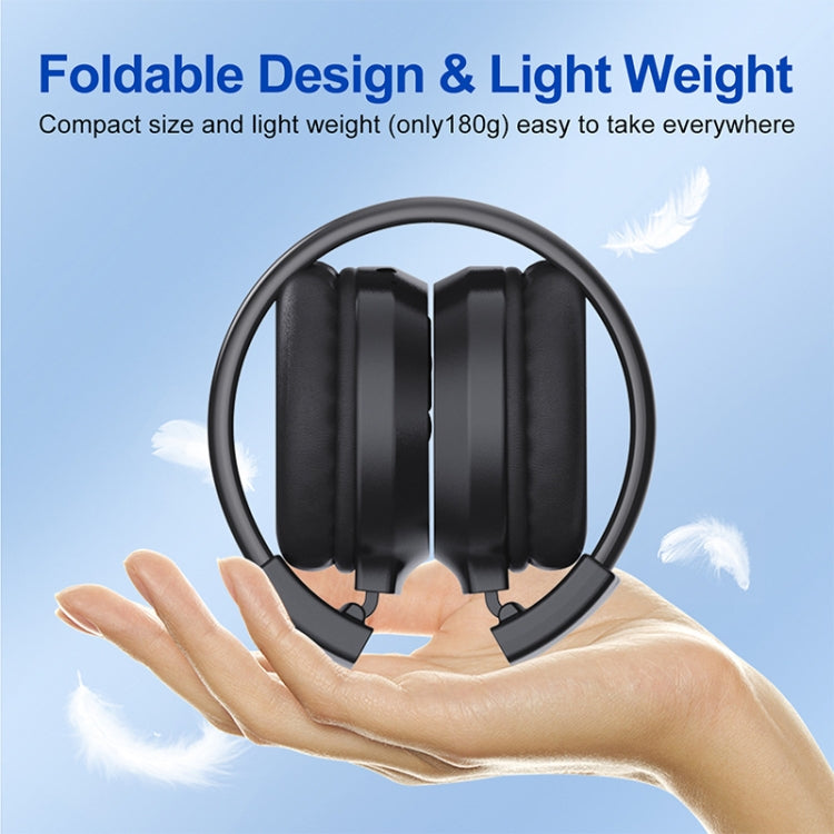 F4 Digital Display Automatic Scanning Foldable FM Radio Headphone, Spec: Battery Version - Radio Player by PMC TechLife | Online Shopping South Africa | PMC TechLife | Buy Now Pay Later Mobicred