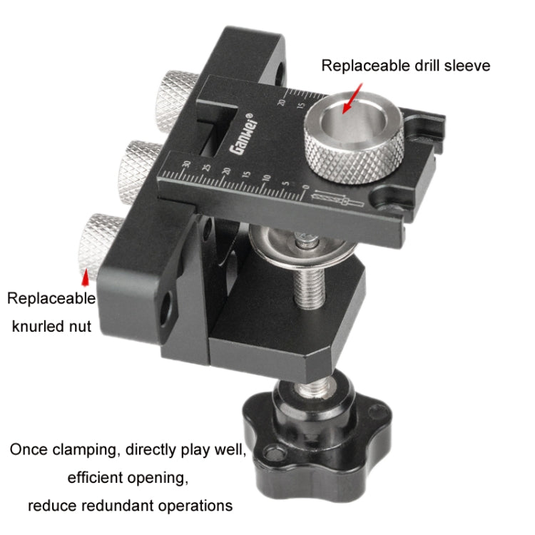 Ganwei 3 in 1 Mini Woodworking Positioning Punch Embedded Parts, Model: MG0-001-0048-A - free shipping - PMC TechLife - Order now!