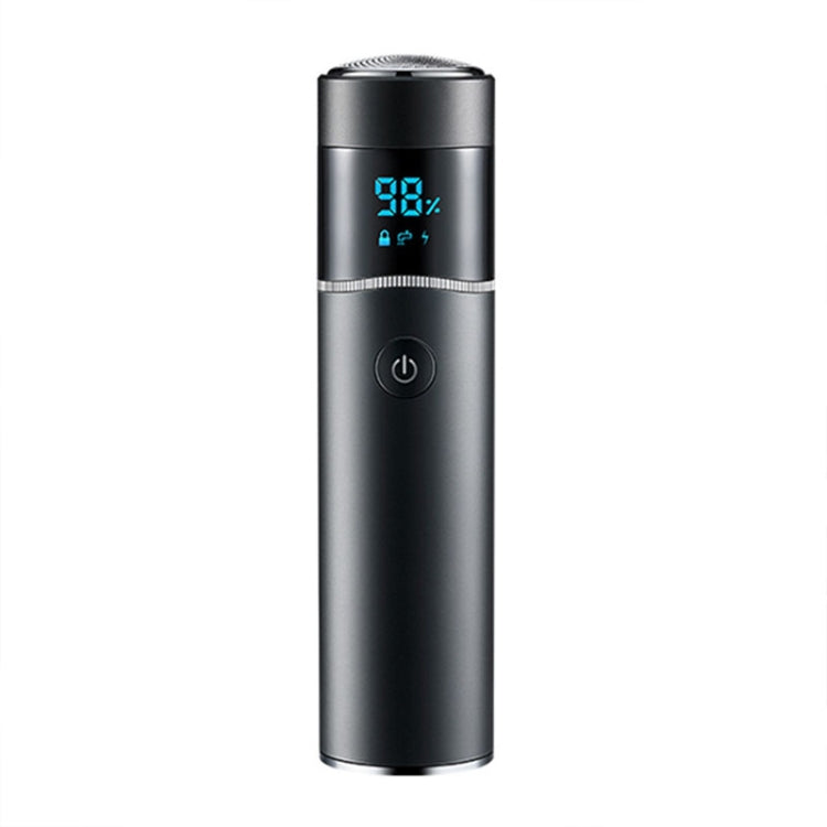S-1090 IPX7 Waterproof 8D Portable LED Digital Display Round Electric Shaver(Black) - Shavers & Accessories by PMC TechLife | Online Shopping South Africa | PMC TechLife | Buy Now Pay Later Mobicred