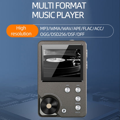 Without TF Card HIFI Lossless DSD256 Music Player Sports MP3(Silver Gray) - MP3 Player by PMC Jewellery | Online Shopping South Africa | PMC Jewellery | Buy Now Pay Later Mobicred