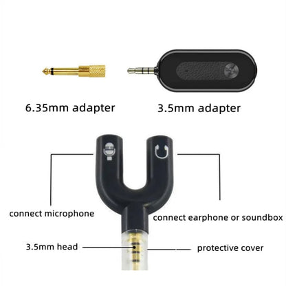 Elebest 3.5mm Wireless Lavalier Microphone Mini Clip-On Mic, Spec: One Drag Two Set 4 - Microphone by Elebest | Online Shopping South Africa | PMC Jewellery | Buy Now Pay Later Mobicred