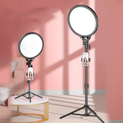 10.2 Inch Full-Screen Selfie Ring Light Tripod Set for Live Stream, Spec: 55cm Overhead Shot - Selfie Light by PMC Jewellery | Online Shopping South Africa | PMC Jewellery | Buy Now Pay Later Mobicred