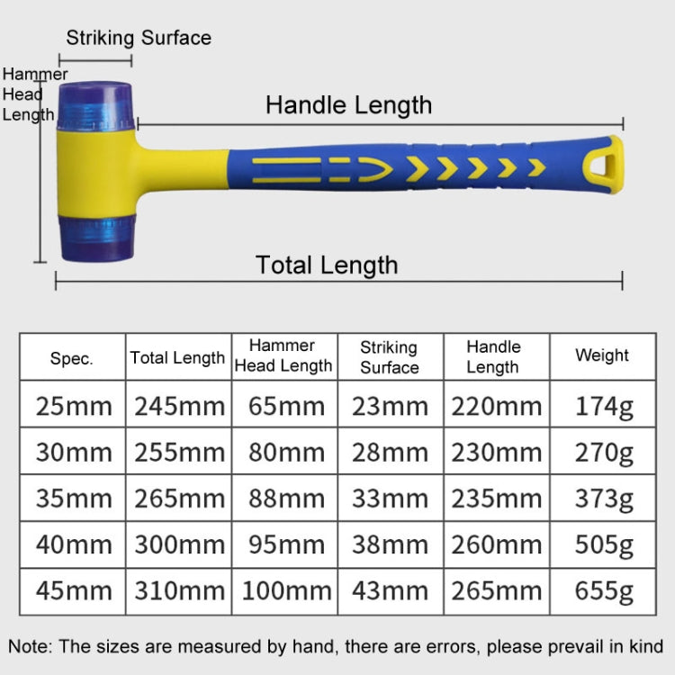 45mm Removable Floor Tile Installation Soft Hammer Door Window Hammer - free shipping - PMc TechLife - Order now!