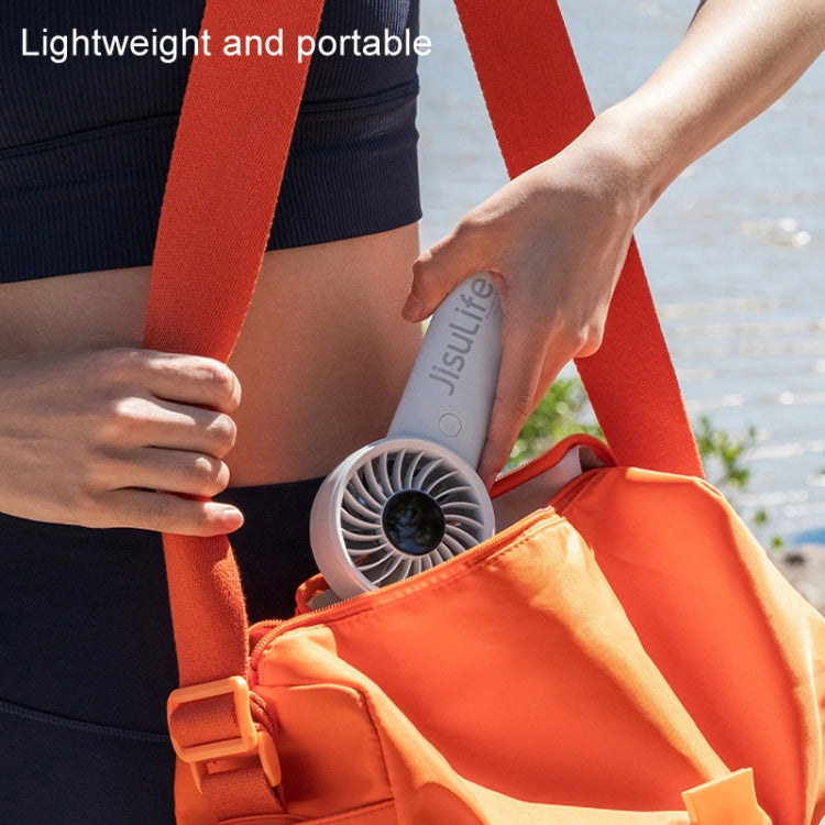 JisuLife Life4 Handheld Portable Small Rechargeable Fan, Battery Capacity: 5000mAh Pink - Electric Fans by JisuLife | Online Shopping South Africa | PMC Jewellery | Buy Now Pay Later Mobicred