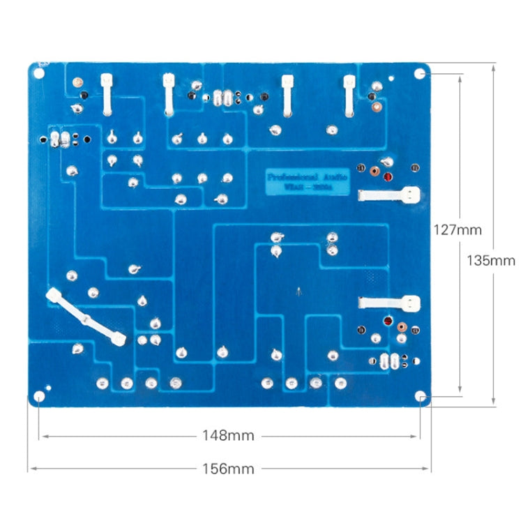 3509A High Medium And Low 3-Way Audio Crossover Stage Speaker Divider(B Model Red) - free shipping - PMC Jewellery - Order now!