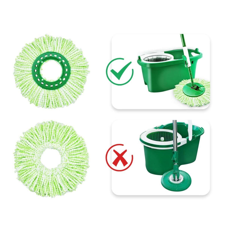 For Libman Tornado Spin Mop Microfiber Mop Pad Replacement Parts(Green) - Handheld Cleaner & Mops by PMC TechLife | Online Shopping South Africa | PMC TechLife | Buy Now Pay Later Mobicred
