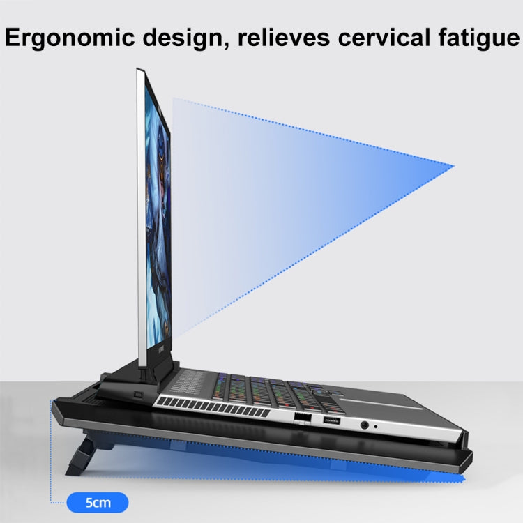 ICE COOREL S511 Laptop Radiator Heightening Bracket Dual-fans no Speed Regulation - Cooling Pads by ICE COOREL | Online Shopping South Africa | PMC Jewellery | Buy Now Pay Later Mobicred