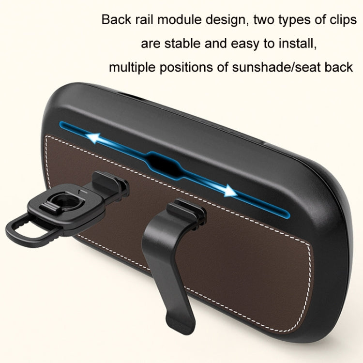 Car Sun Visor Hanging Sunroof Seat Back Tissue Box, Color: Suede Brown - Stowing Tidying by PMC Jewellery | Online Shopping South Africa | PMC Jewellery | Buy Now Pay Later Mobicred