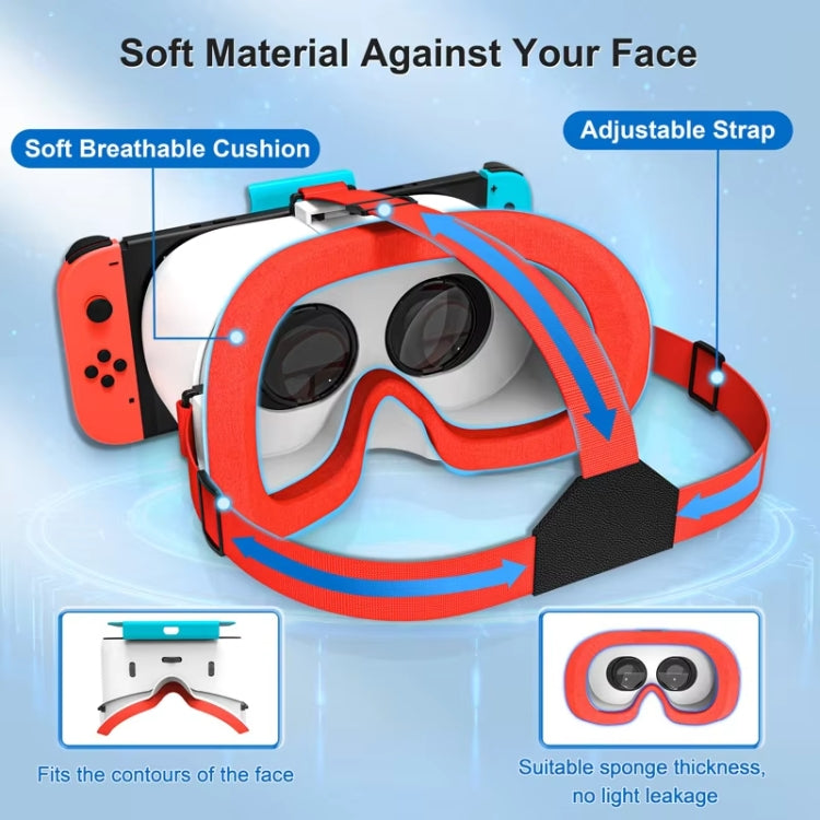 DEVASO Compatible With Switch / Switch OLED Gaming Console VR Glasses(Black White) - free shipping - PMC Jewellery - Order now!