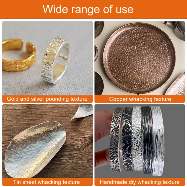 Handmade DIY Square Hammer Gold And Silver Jewelry Texture Hammer, Model: No.13 - free shipping - PMc TechLife - Order now!