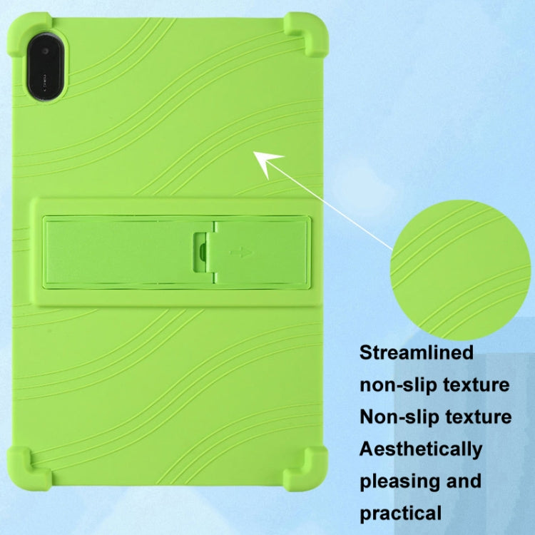 For Honor Pad X9 Shockproof Silicone Tablet Protective Case With Holder(Red) - Honor by PMC TechLife | Online Shopping South Africa | PMC TechLife | Buy Now Pay Later Mobicred