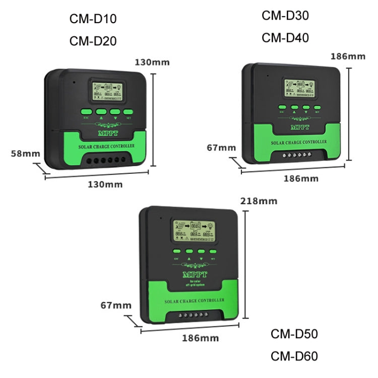 12V-24V 10A WIFI Remote MPPT Home Energy Storage Control System Solar Controller, Model: CM-D10 - Others by PMC TechLife | Online Shopping South Africa | PMC TechLife | Buy Now Pay Later Mobicred