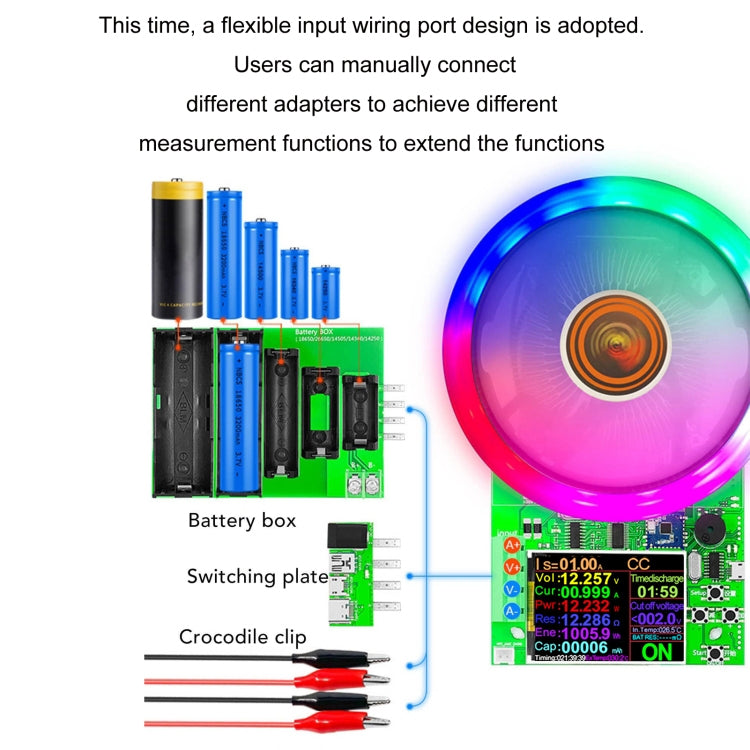 ATORCH Voltage Digitally Controlled Adjustable Constant Current Discharge Load Aging Tester, US Plug(180W DL24P) - Battery & Resistance Tester by PMC TechLife | Online Shopping South Africa | PMC TechLife | Buy Now Pay Later Mobicred