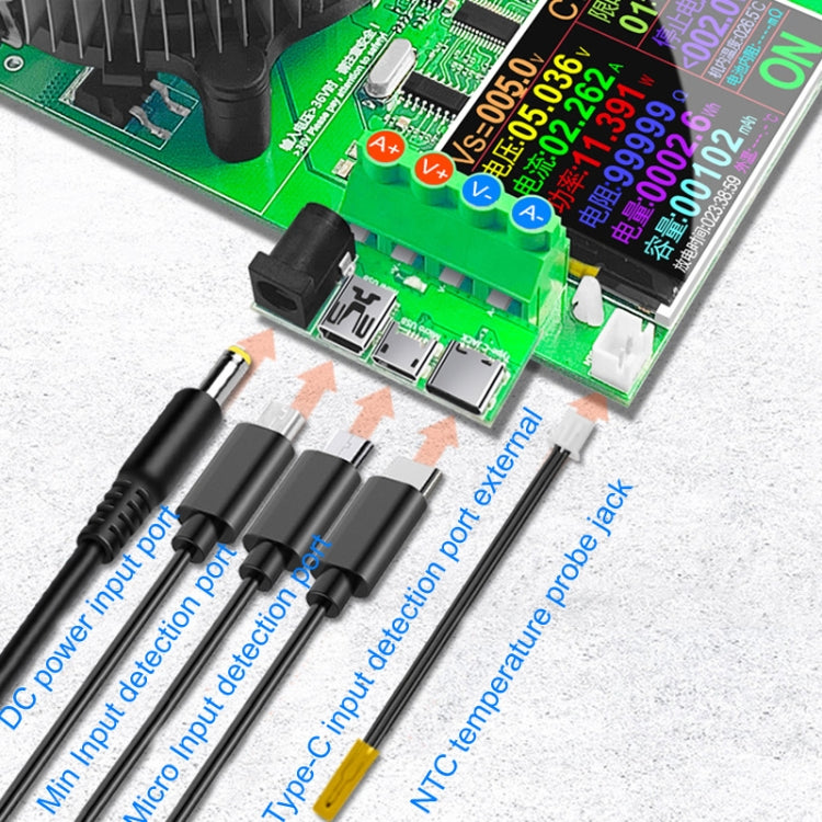 ATORCH Voltage Digitally Controlled Adjustable Constant Current Discharge Load Aging Tester, US Plug(180W DL24P) - Battery & Resistance Tester by PMC TechLife | Online Shopping South Africa | PMC TechLife | Buy Now Pay Later Mobicred