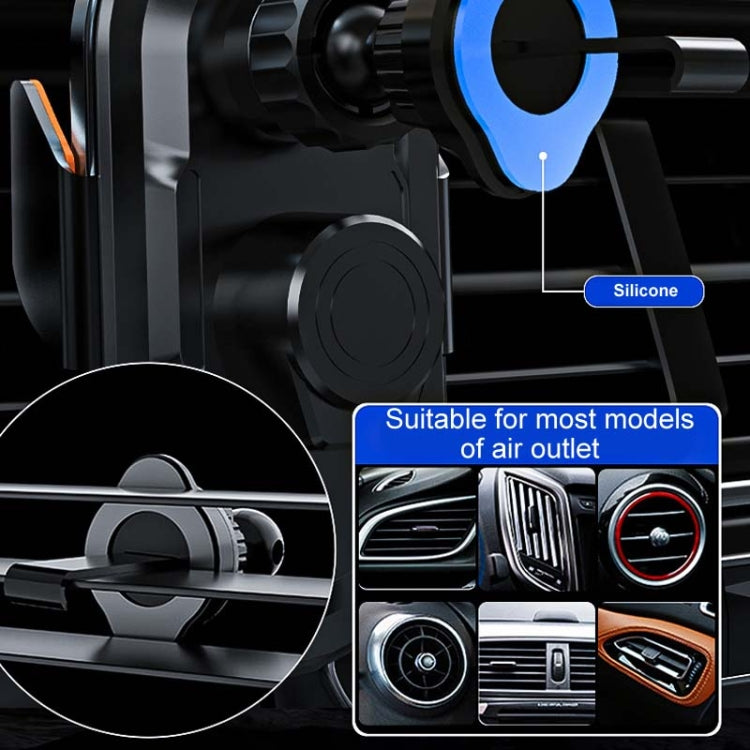 C3 Car Infrared Sensor Auto Opening And Closing Wireless Charging Cell Phone Holder(Black) - Wireless Charger Holders by PMC Jewellery | Online Shopping South Africa | PMC Jewellery | Buy Now Pay Later Mobicred