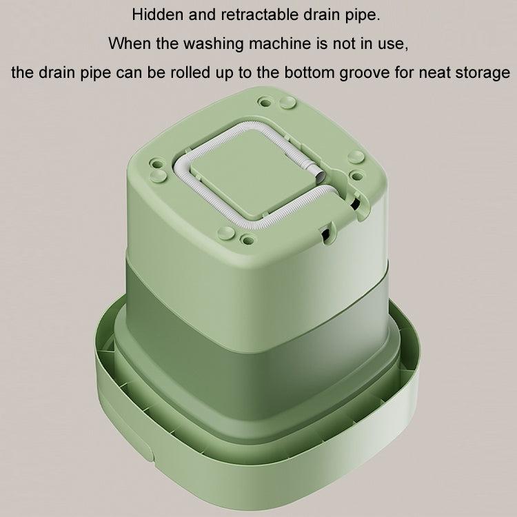 Fully Automatic Mini Foldable Washing Machine With Dehydration Function, Size: AU Plug(Pink) - free shipping - PMC TechLife - Order now!