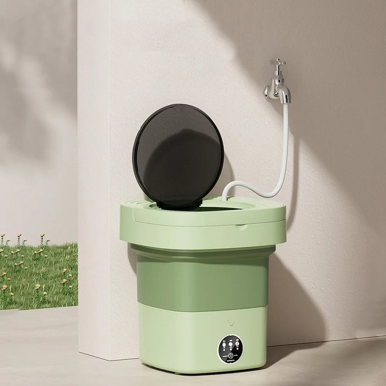 Fully Automatic Mini Foldable Washing Machine With Dehydration Function, Size: AU Plug(Green) - free shipping - PMC TechLife - Order now!