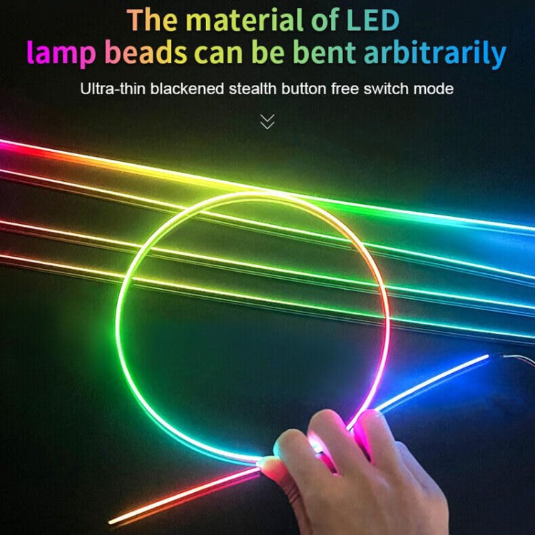 22 in 1 Car Hidden Acrylic LED Colorful Decorative Atmosphere Light Strip - Atmosphere lights by PMC Jewellery | Online Shopping South Africa | PMC Jewellery | Buy Now Pay Later Mobicred