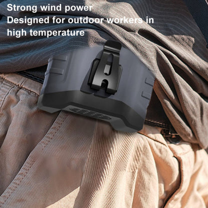 4000mAh Portable Hanging Waist Outdoor USB Fan High Wind Power Mini Fan(Army Green) - Electric Fans by PMC Jewellery | Online Shopping South Africa | PMC Jewellery | Buy Now Pay Later Mobicred