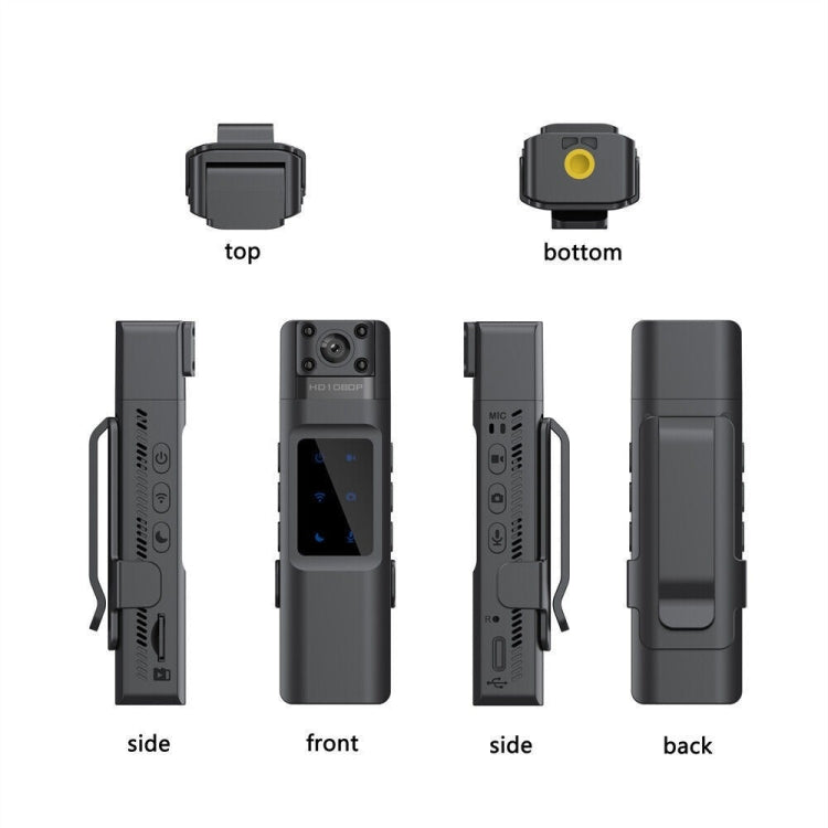 WIFI HD Night Vision Chest-Worn Work Recorder Cycling Camera, Model: L13+32G TF Card+Bracket - Video Cameras by PMC Jewellery | Online Shopping South Africa | PMC Jewellery | Buy Now Pay Later Mobicred