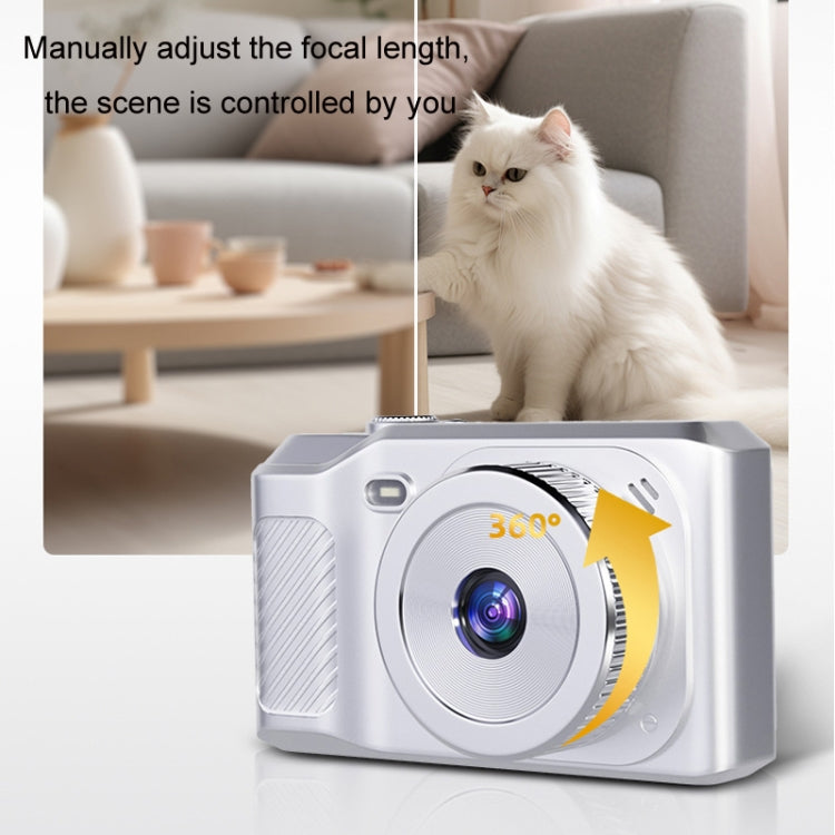 1080P HD Student Retro Digital Card Camera, Color: White+32G - Video Cameras by PMC TechLife | Online Shopping South Africa | PMC TechLife | Buy Now Pay Later Mobicred
