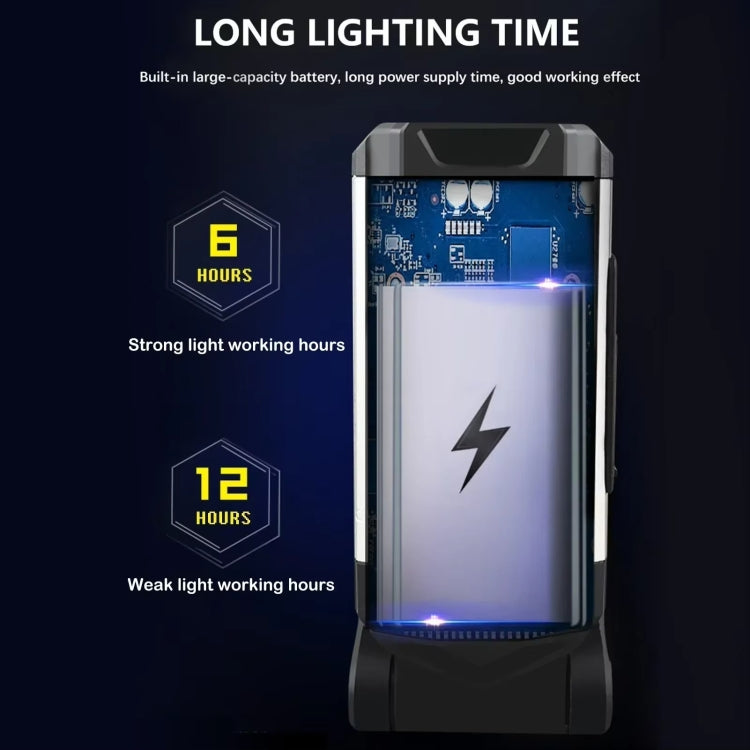 E-SMARTER K011 USB Rechargeable Repair Light With Magnet COB Strong Light Flashlight, Style: A Foldable Red - Other Tools by E-SMARTER | Online Shopping South Africa | PMC Jewellery | Buy Now Pay Later Mobicred