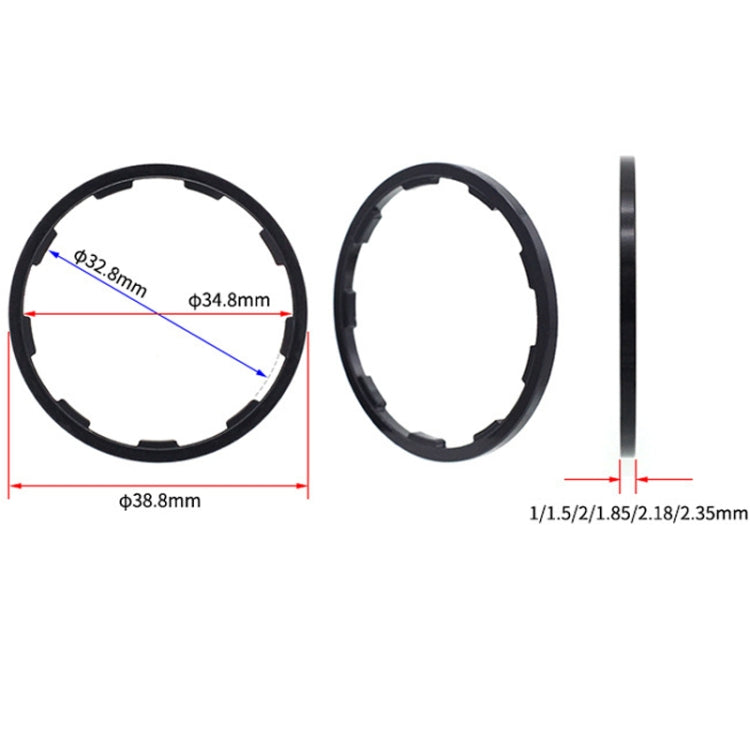Bicycle Hub Freehub Slotted Flywheel Gasket, Size: 2.18mm - Bicycle Brake Parts by PMC TechLife | Online Shopping South Africa | PMC TechLife | Buy Now Pay Later Mobicred