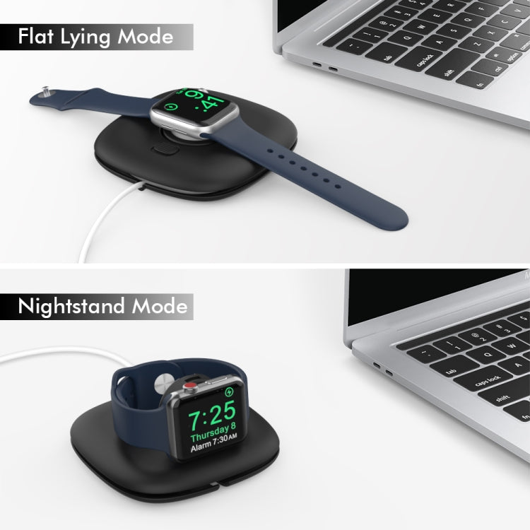 For Apple Watch AhaStyle PT126 Storage Folding Stand Plastic Charging Holder(White) - Charger / Holder by AhaStyle | Online Shopping South Africa | PMC TechLife | Buy Now Pay Later Mobicred