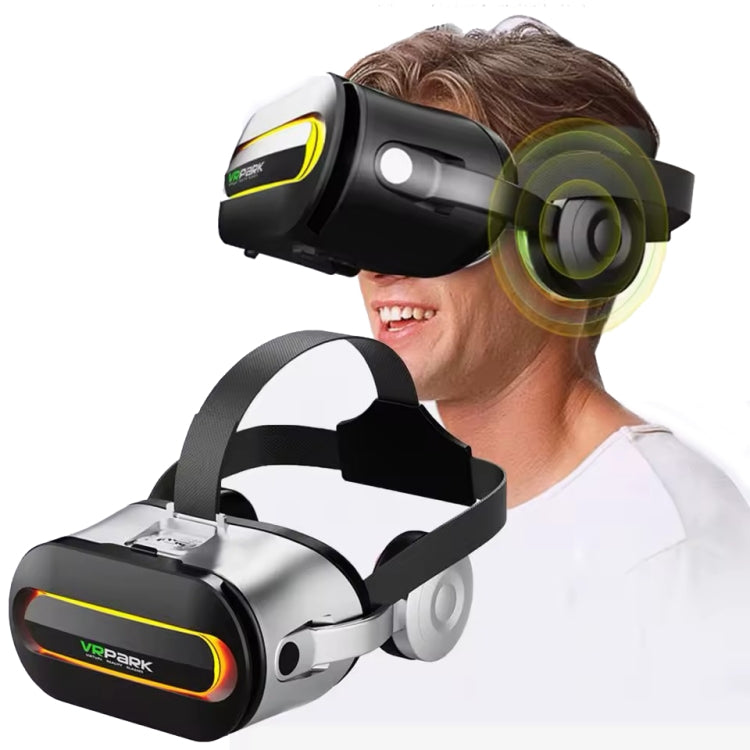 VRPARK J60 Virtual Reality Headset VR Glasses Built-In Headphones For Immersive Experience(White) - VR Headset by VRPARK | Online Shopping South Africa | PMC Jewellery | Buy Now Pay Later Mobicred