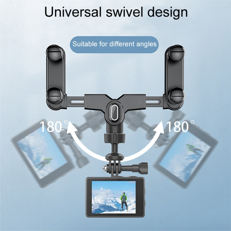Vehicle Rearview Mirror Bracket Panoramic Sports Camera Car Mount Base Accessory - Universal Car Holders by PMC TechLife | Online Shopping South Africa | PMC TechLife | Buy Now Pay Later Mobicred