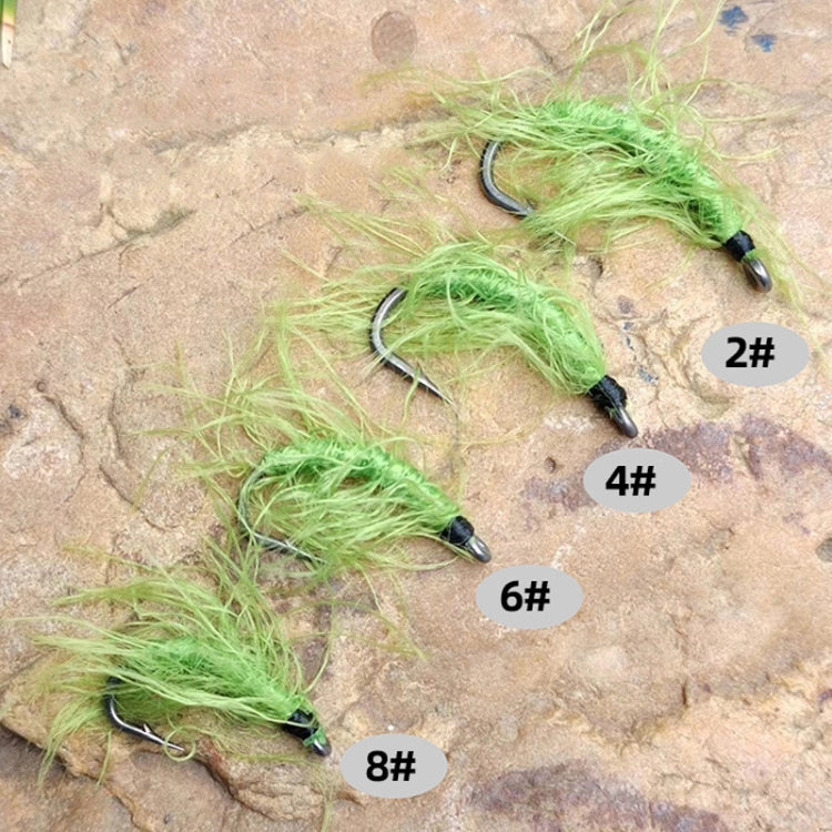 3pcs /Set Cordset Imitation Aquatic Grass Fishing Hooks Grass Hooks(10#) - Fishing Hooks by PMC TechLife | Online Shopping South Africa | PMC TechLife | Buy Now Pay Later Mobicred