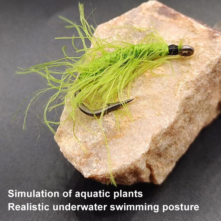3pcs /Set Cordset Imitation Aquatic Grass Fishing Hooks Grass Hooks(2#) - Fishing Hooks by PMC TechLife | Online Shopping South Africa | PMC TechLife | Buy Now Pay Later Mobicred