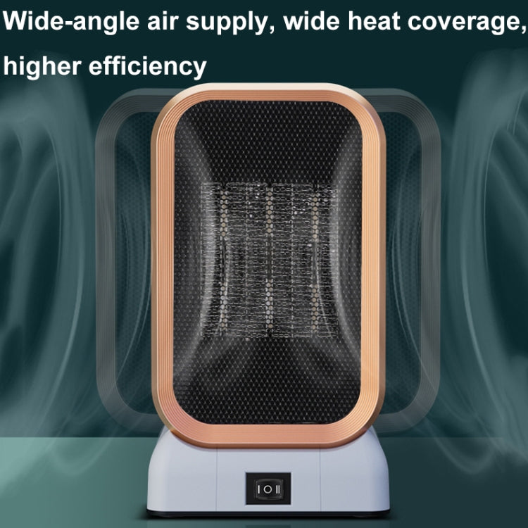 1000W High-power Household Heater Small Desktop Ceramic PTC Heating Heater, Spec: UK Plug(White) - Electric Heaters by PMC TechLife | Online Shopping South Africa | PMC TechLife | Buy Now Pay Later Mobicred