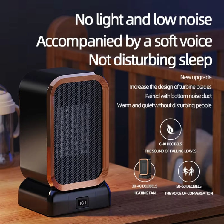 1000W High-power Household Heater Small Desktop Ceramic PTC Heating Heater, Spec: UK Plug(White) - Electric Heaters by PMC TechLife | Online Shopping South Africa | PMC TechLife | Buy Now Pay Later Mobicred