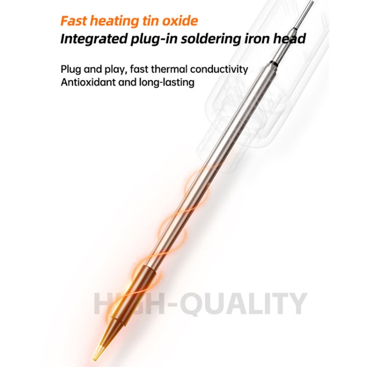 USB Digital Display Charging Soldering Iron Set 5-speed Temperature Adjustable Standard Edition Gray - Soldering Iron Set by PMc TechLife | Online Shopping South Africa | PMc TechLife | Buy Now Pay Later Mobicred