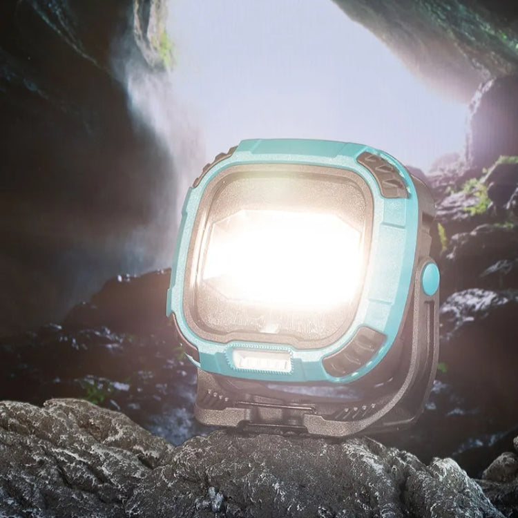E-SMARTER W895-1 COB Portable Rechargeable Floodlight Work Light, Battery Not Included(Blue) - Camping Lighting by E-SMARTER | Online Shopping South Africa | PMc TechLife | Buy Now Pay Later Mobicred