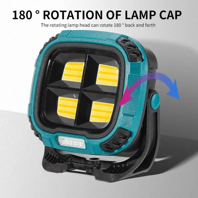 E-SMARTER W894-1 COB Magnetic Projector Work Light Emergency Portable Bright Flashlight(Blue) - free shipping - PMc TechLife - Order now!