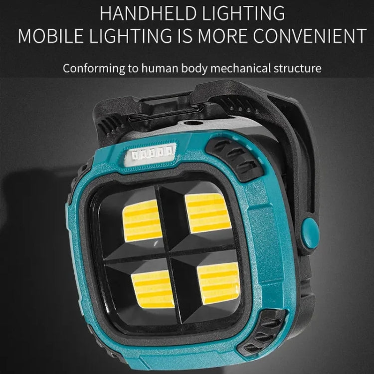 E-SMARTER W894-1 COB Magnetic Projector Work Light Emergency Portable Bright Flashlight(Blue) - free shipping - PMc TechLife - Order now!