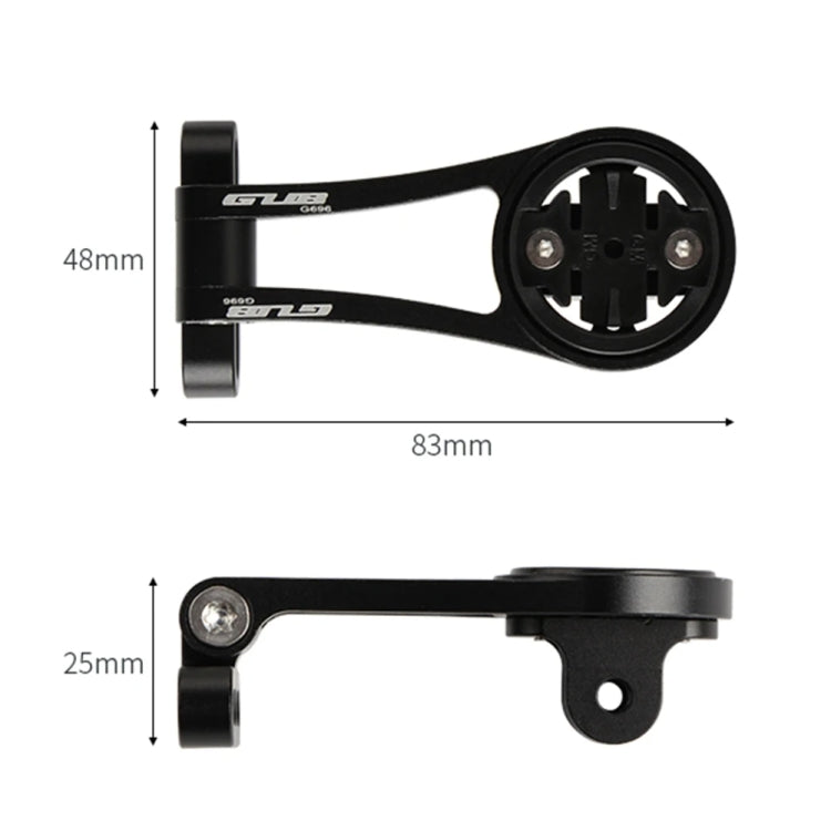 GUB G696 Bicycle Aluminium Code Table Holder Adjustable Extension Bracket(Black) - free shipping - PMC TechLife - Order now!