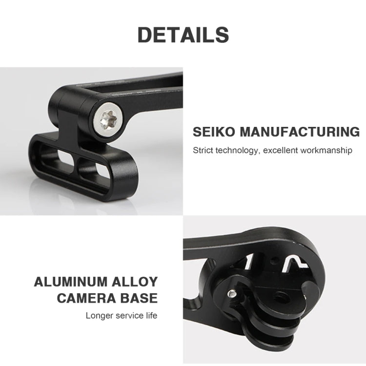 GUB G696 Bicycle Aluminium Code Table Holder Adjustable Extension Bracket(Black) - free shipping - PMC TechLife - Order now!