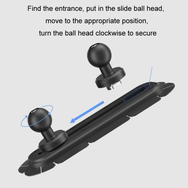 SUV Car Modified Central Control Bracket Base Slider, Specifications: Paste Rail Base - Universal Car Holders by PMC TechLife | Online Shopping South Africa | PMC TechLife | Buy Now Pay Later Mobicred