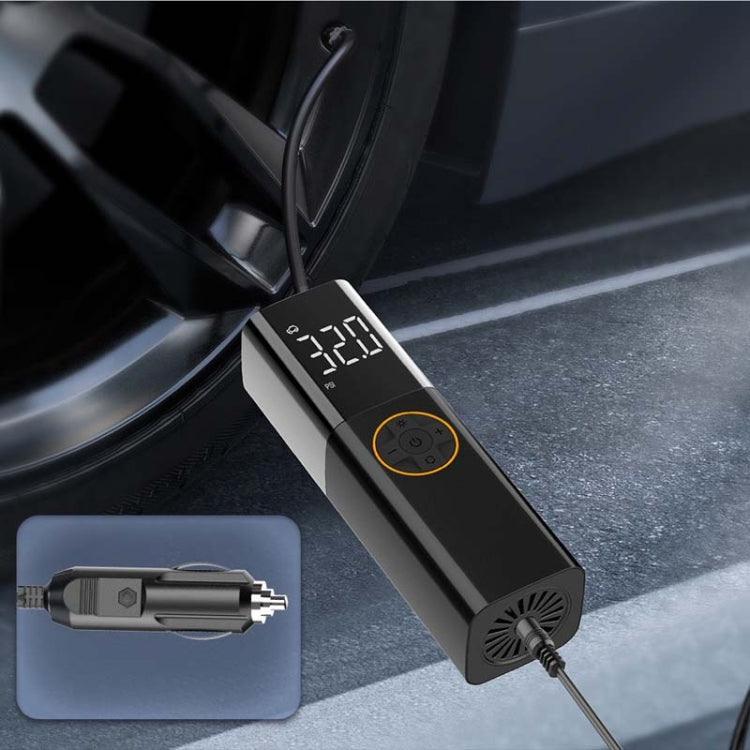 Car Portable Multifunctional Intelligent Digital Display Inflatable Pump(Black) - Inflatable Pump by PMC TechLife | Online Shopping South Africa | PMC TechLife | Buy Now Pay Later Mobicred