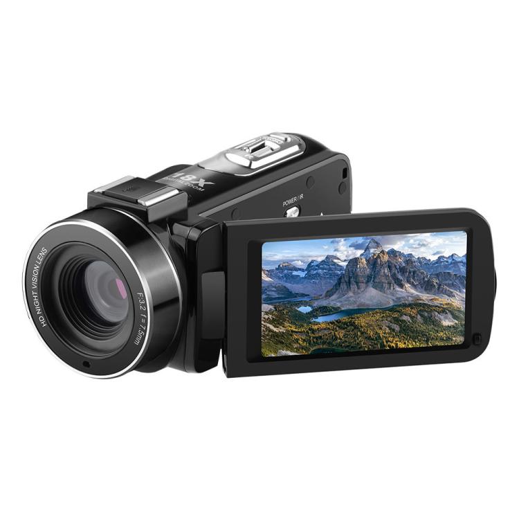 Ordro 1080P 30fps HD Night Vision Infrared Digital Camera(Black) - free shipping - PMC TechLife - Order now!