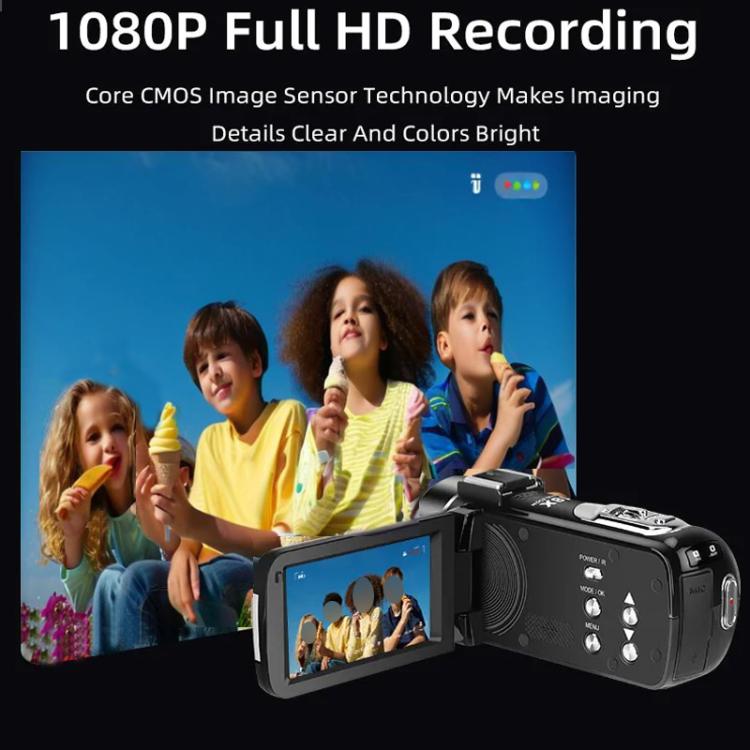 Ordro 1080P 30fps HD Night Vision Infrared Digital Camera(Gold) - free shipping - PMC TechLife - Order now!