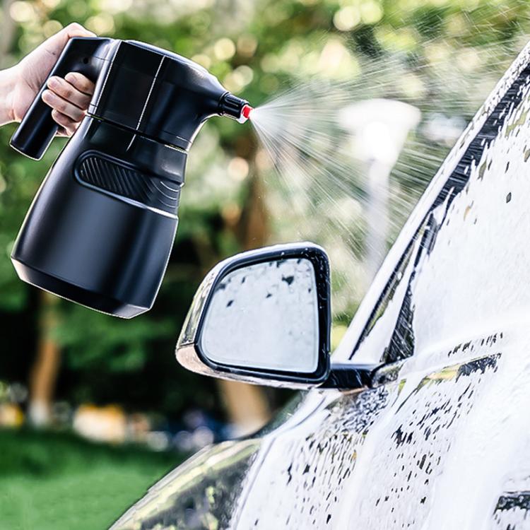 2L Car Washing Electrical Foam Sprayer Rechargeable Pressurized PA Kettle(White Orange) - Car washing supplies by PMC TechLife | Online Shopping South Africa | PMC TechLife | Buy Now Pay Later Mobicred