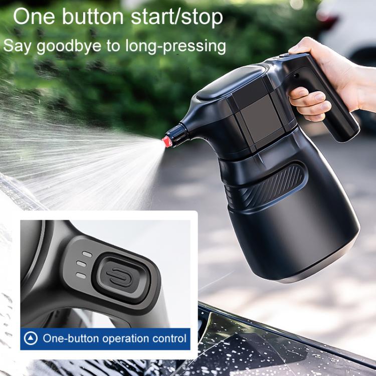2L Car Washing Electrical Foam Sprayer Rechargeable Pressurized PA Kettle(White Orange) - Car washing supplies by PMC TechLife | Online Shopping South Africa | PMC TechLife | Buy Now Pay Later Mobicred