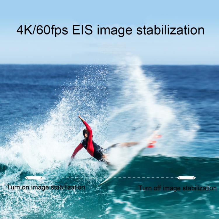 WIFI Wide-angle EIS Anti-shake Touch Color Dual-screen Remote Control Video Sports Camera(Q60TR) - free shipping - PMC TechLife - Order now!