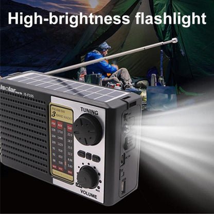 Isolariearth IS-F10S Solar Powered Full-Band FM / AM / SW Radio Bluetooth Speaker with Flashlight - Radio Player by Isolariearth | Online Shopping South Africa | PMC Jewellery | Buy Now Pay Later Mobicred