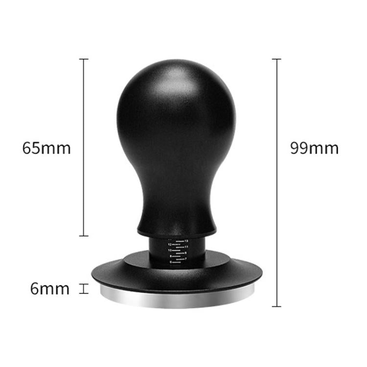 Coffee Constant Pressure Powder Press Adjustable Impact Hammer, Style: Silver Blue Thread+Round Base(51mm) - free shipping - PMC TechLife - Order now!