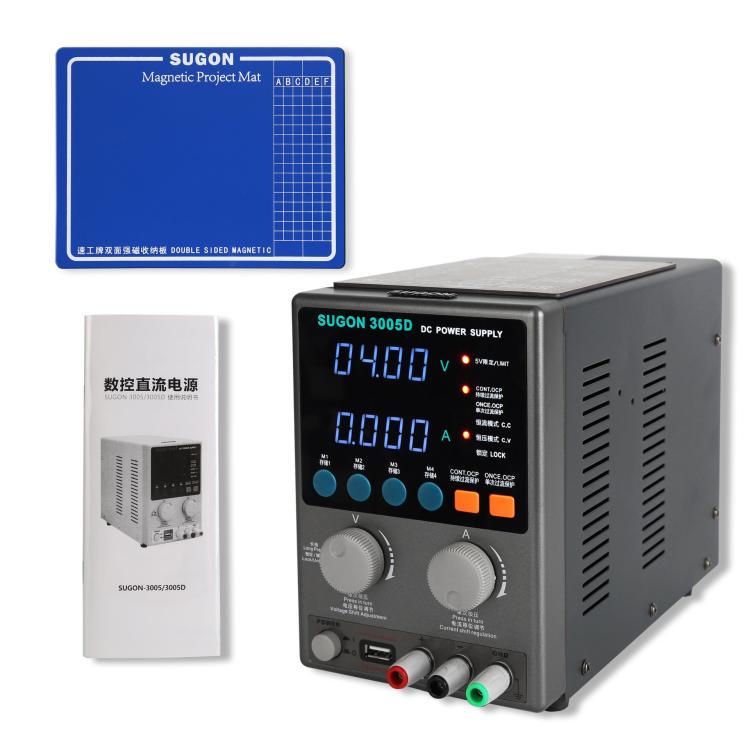 SUGON 3005D 4 Digital Display Power Supply Meter High Power Regulated Power Supply EU Plug - Power Supply by SUGON | Online Shopping South Africa | PMC Jewellery | Buy Now Pay Later Mobicred